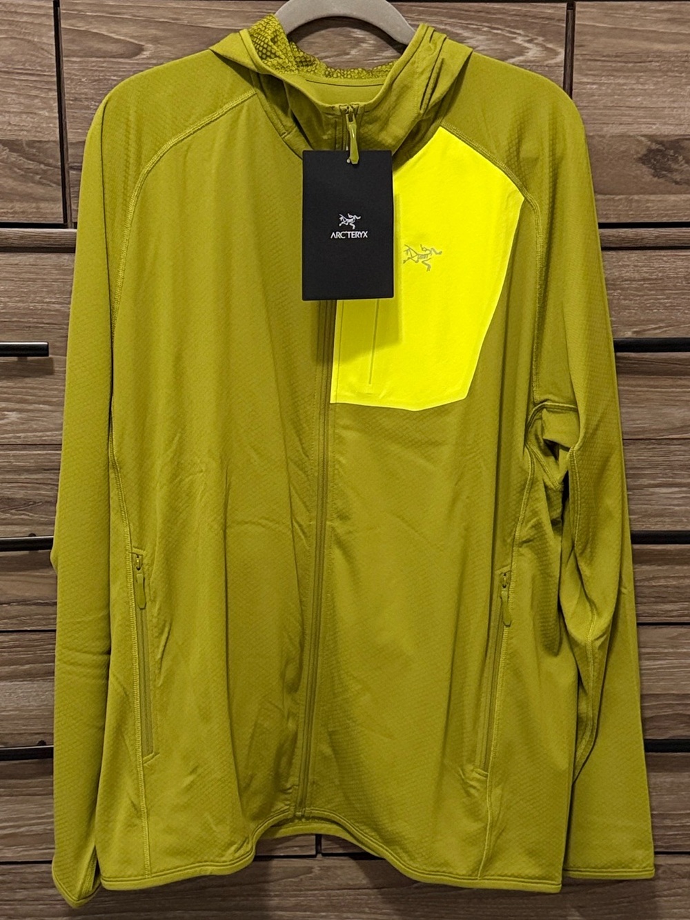 New Arc'teryx Delta Hoody Size XL Olive Moss/Euphoria
